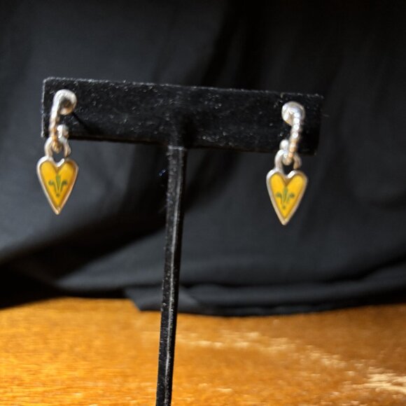 Brighton Heart Dangle Earrings with Original Heart Box Free Shipping - Picture 4 of 5